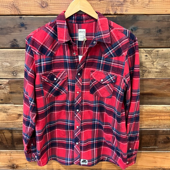 The Rolling Stones One-of-a-Kind Shirts by AG MadAndie Custom Unisex Flannel - L - Picture 2 of 5